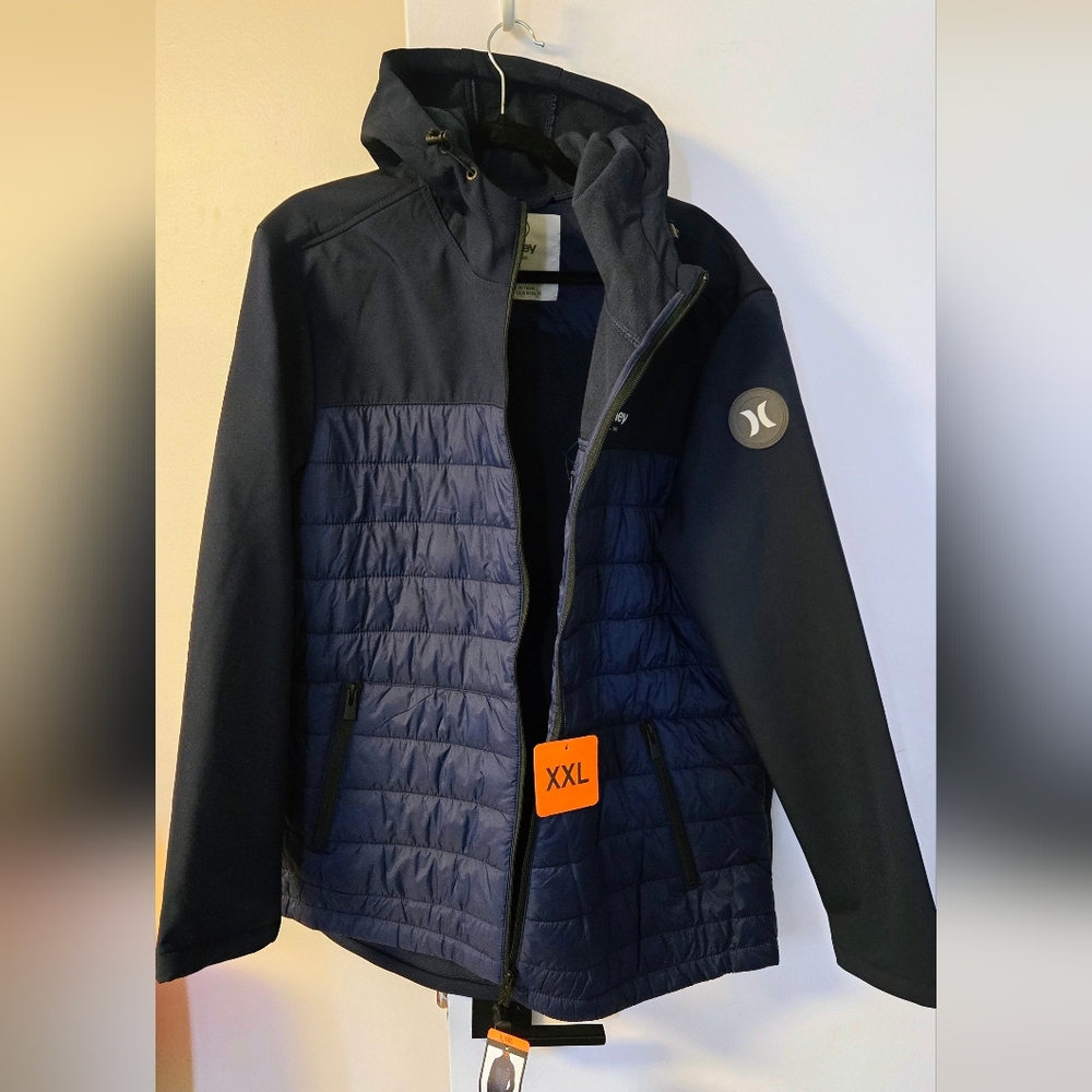 Men's NWT Hurley Navy Blue Jacket